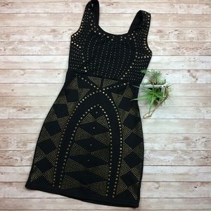 Sapphire Dolls Little Black Sequin Dress Size S